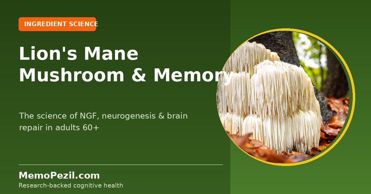 Lion's Mane mushroom for memory and brain health
