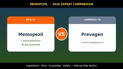 Memopezil vs Prevagen comparison thumbnail